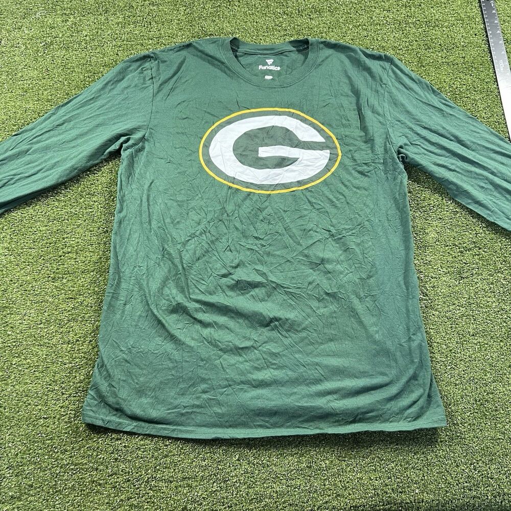 NFL Team apparel Fanatics Green Bay Packers Long Sleeve Tee Shirt L NWOt